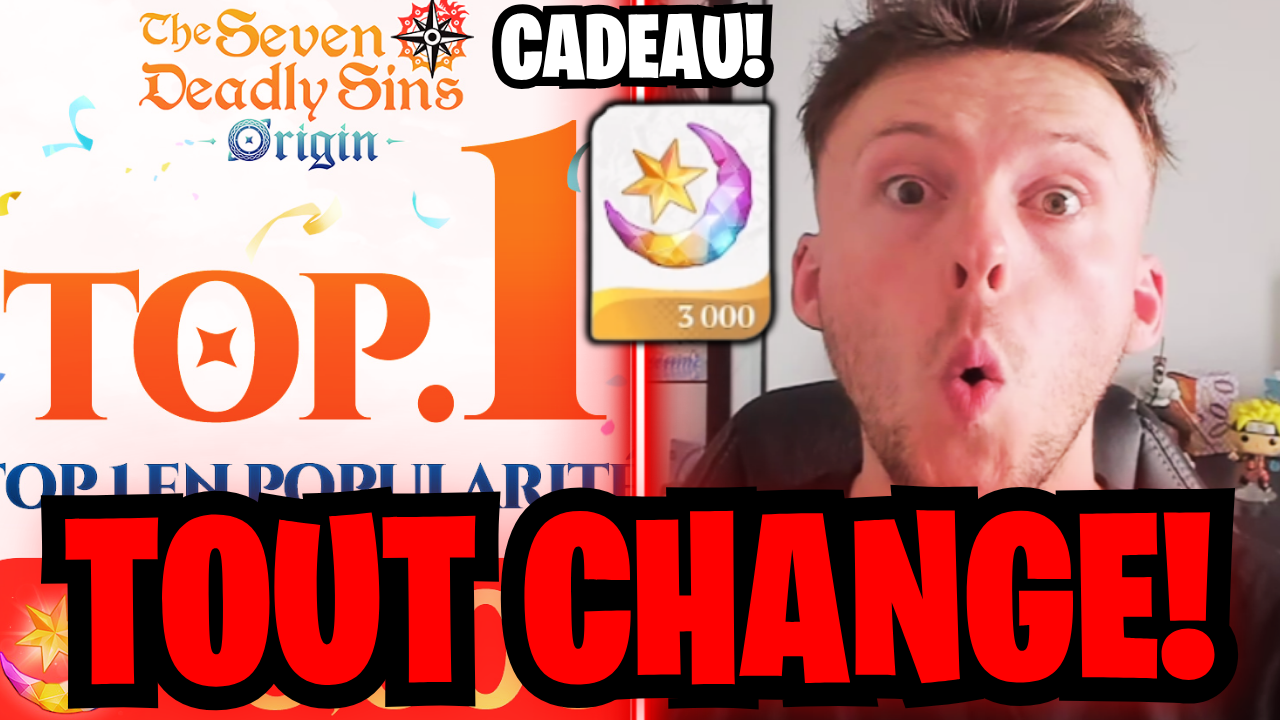 The Seven Deadly Sins: Origin célèbre son Top 1 mondial avec 3 000 Fragments offerts et dévoile son avenir !