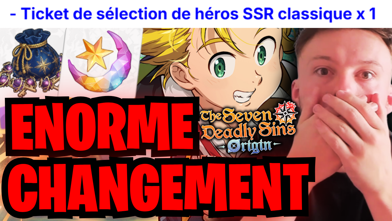 7DS Origin : Un Ticket SSR Gratuit et une Refonte Massive Annoncés pour le 8 Avril !