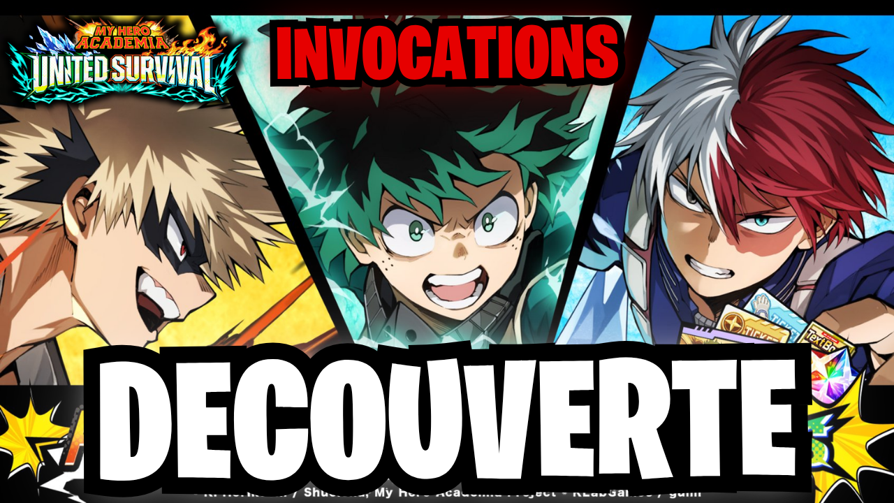 My Hero Academia: United Survival est disponible ! Gameplay, Évolutions, Gacha & Avis